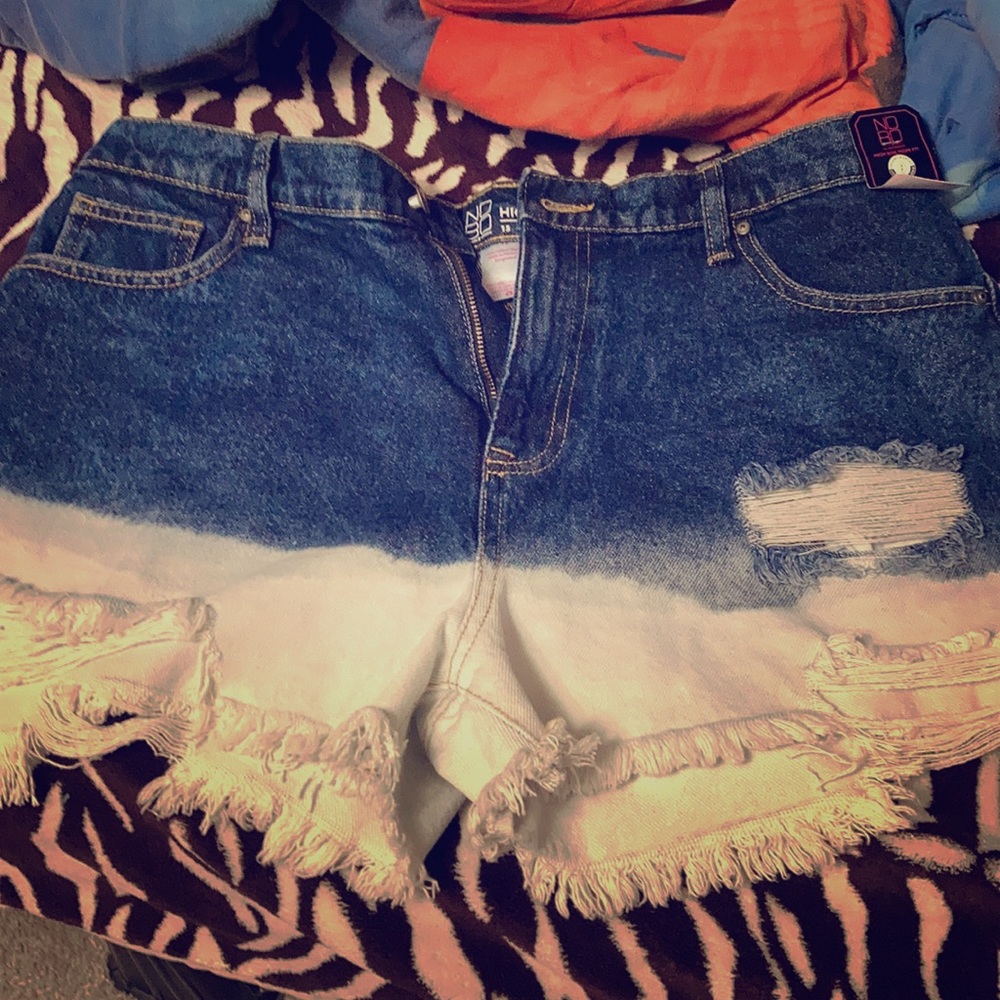 Blue and white xl shorts